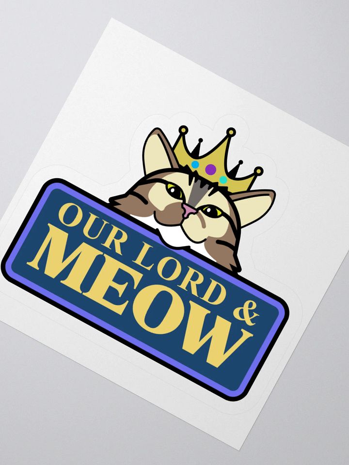 Our Lord and Meow Stickers product image (2)