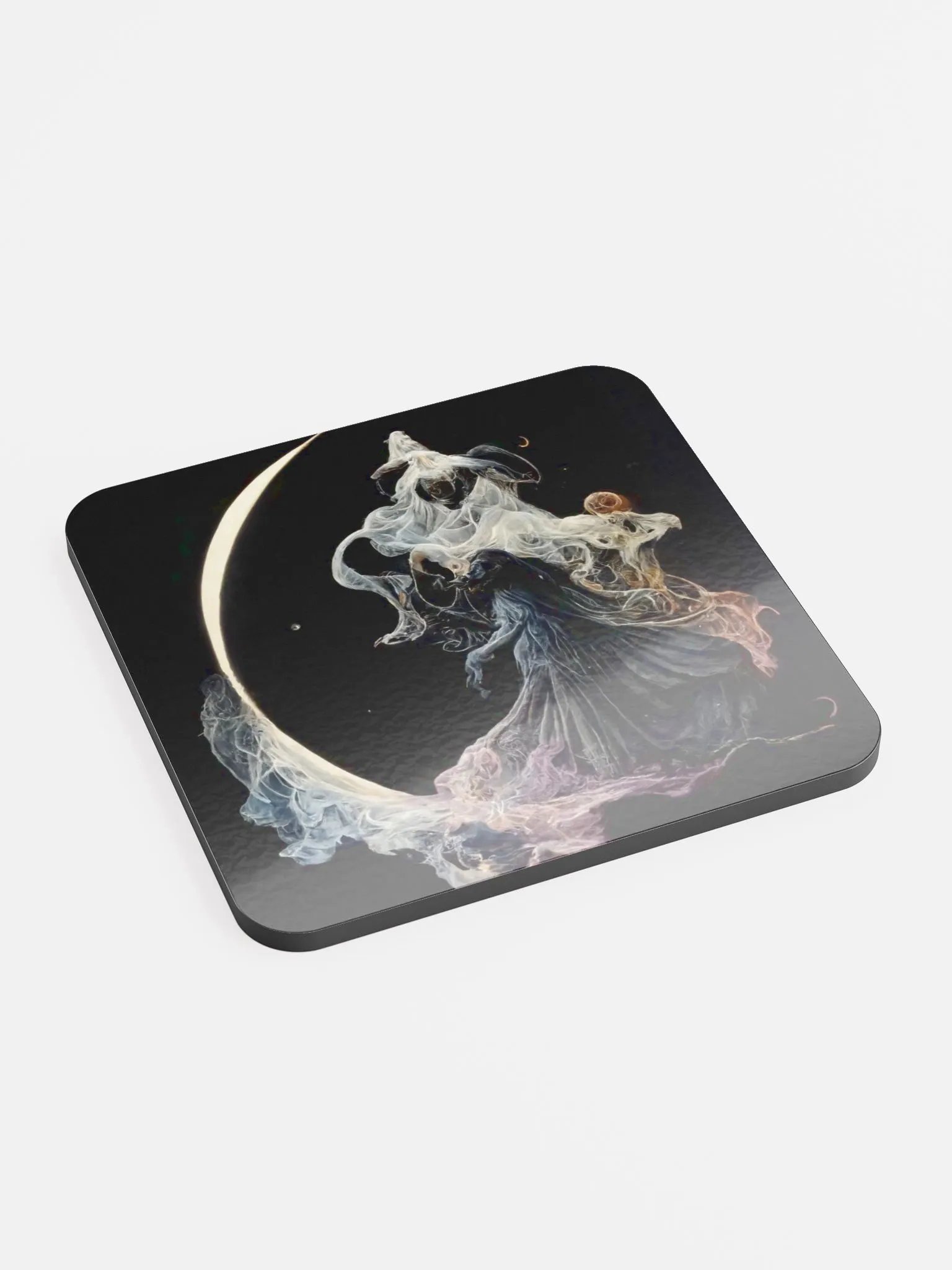 Lunar Dance Glossed Cork Coaster product image (2)