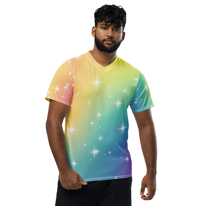 Rainbow Sparkle Jersey Shirt product image (1)