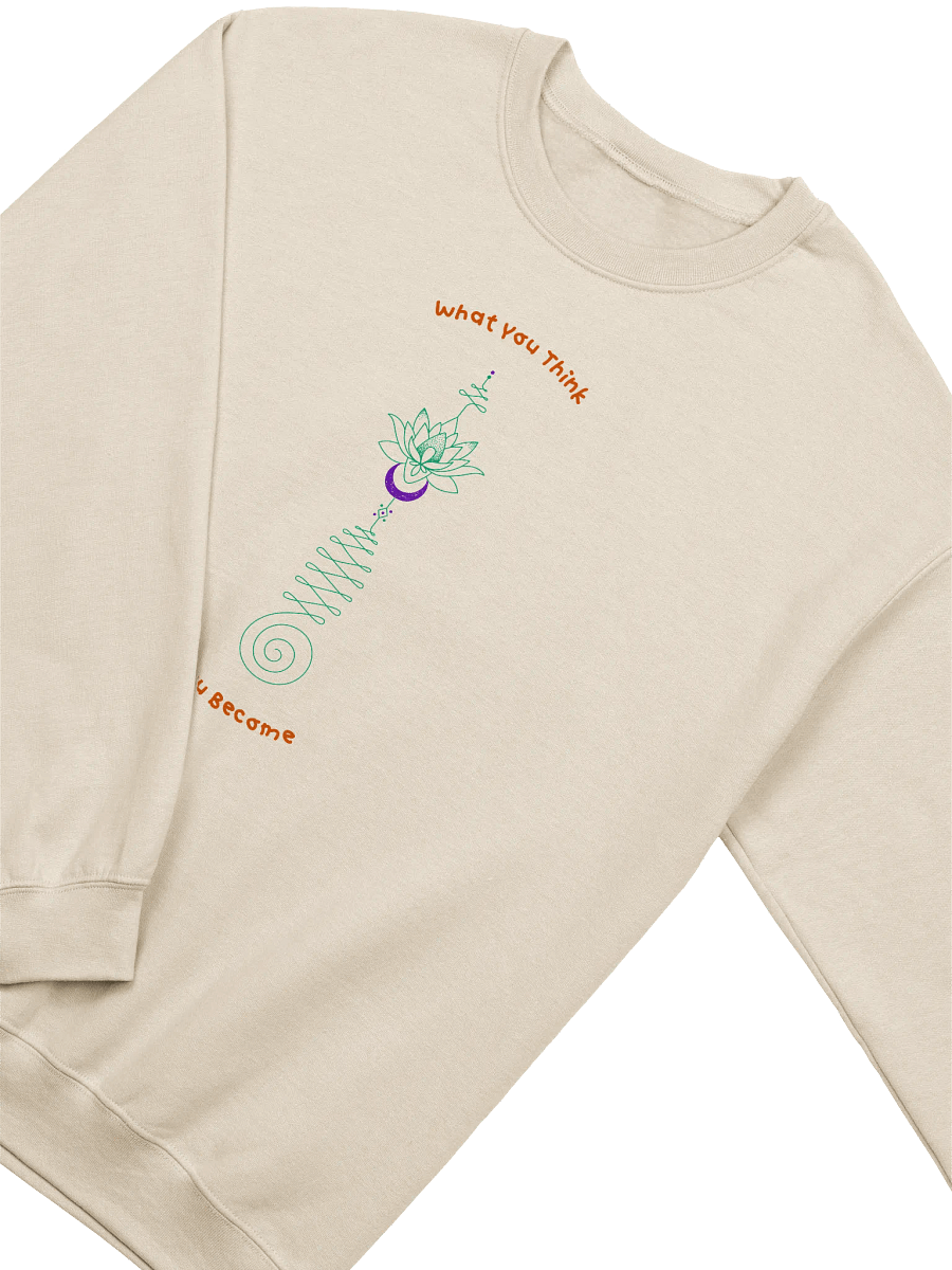 What You Think You Become Enchanting Lotus Sweatshirt product image (34)