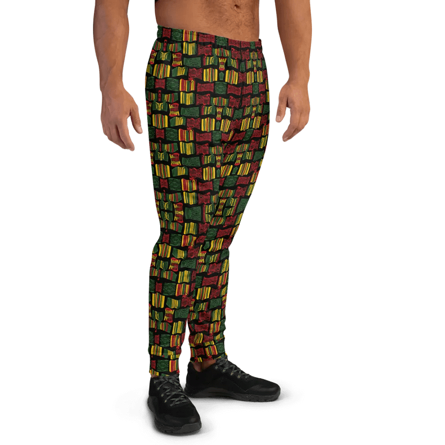 Heritage Hustle: All-Over Print Recycled Men's Joggers product image (5)