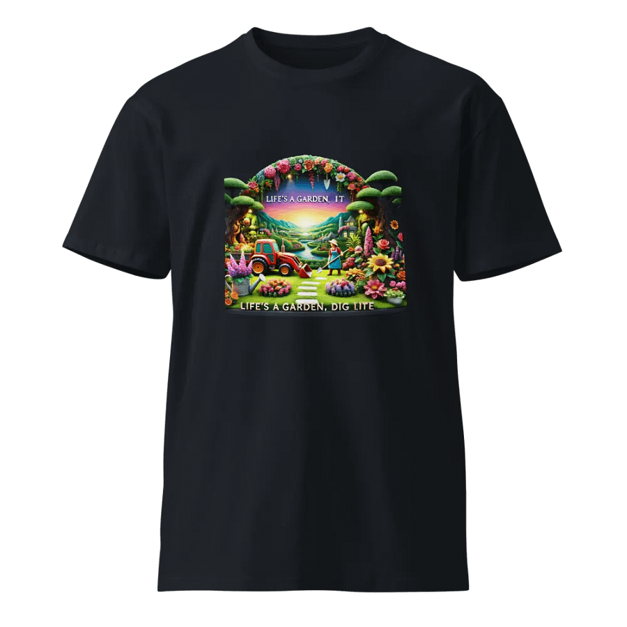 Whimsical Garden Sunset T-Shirt product image (1)