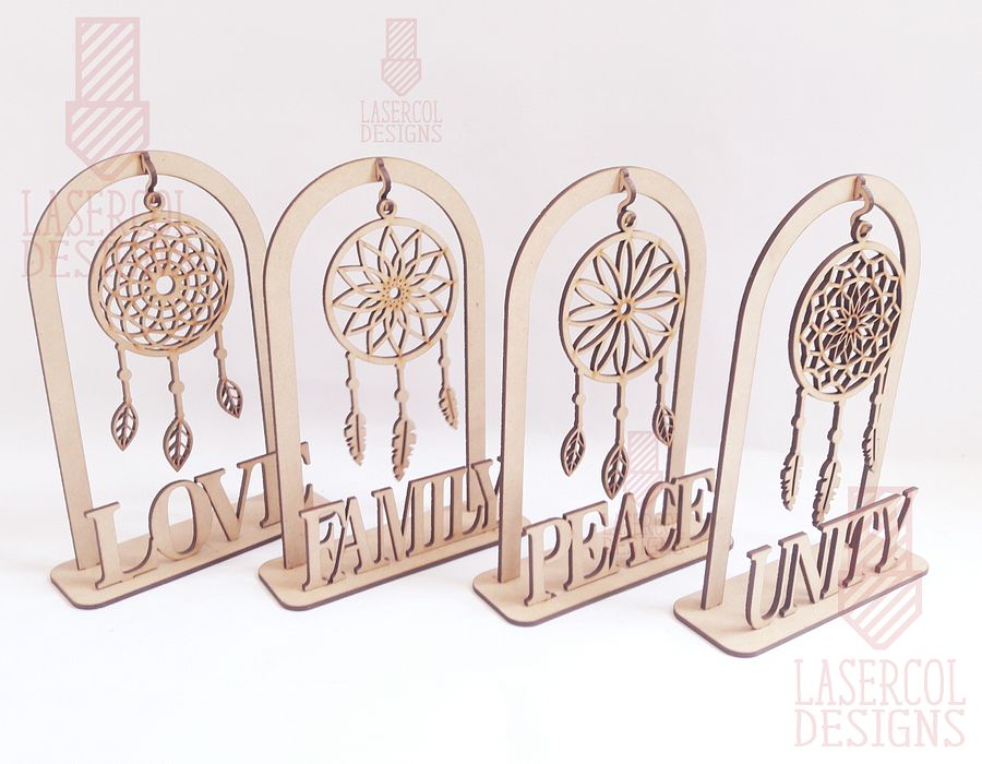 Dreamcatcher on stand - Laser Cut Files product image (8)