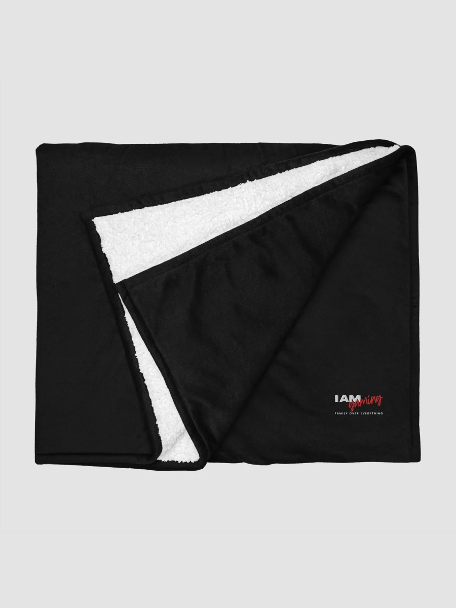 [The Kandi Shop] Embroidered Blanket Black product image (3)