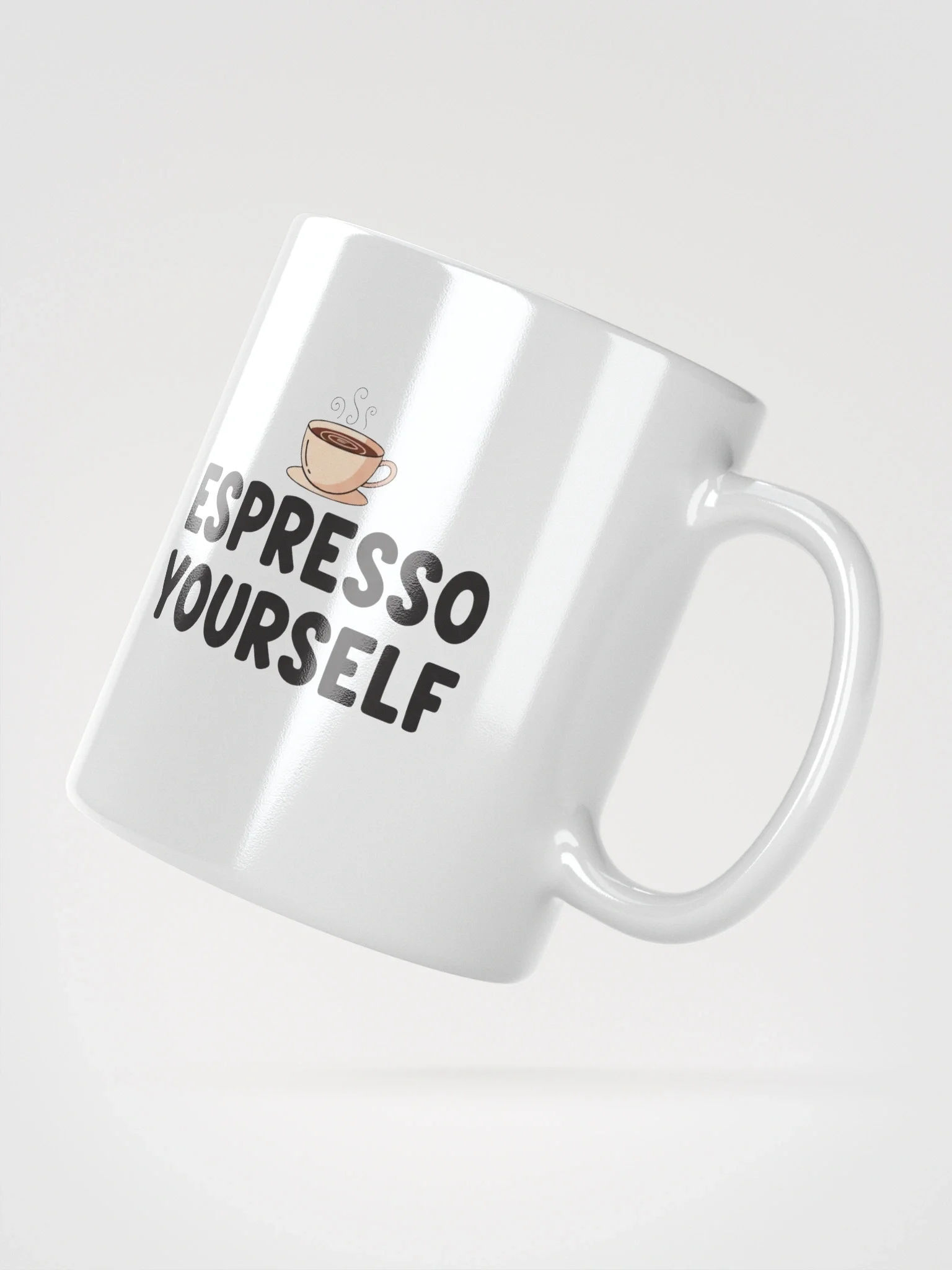 Espresso Yourself Coffee Mug – Funny Coffee Lover Gift, Unique Ceramic Tea Cup for Home & Office product image (3)