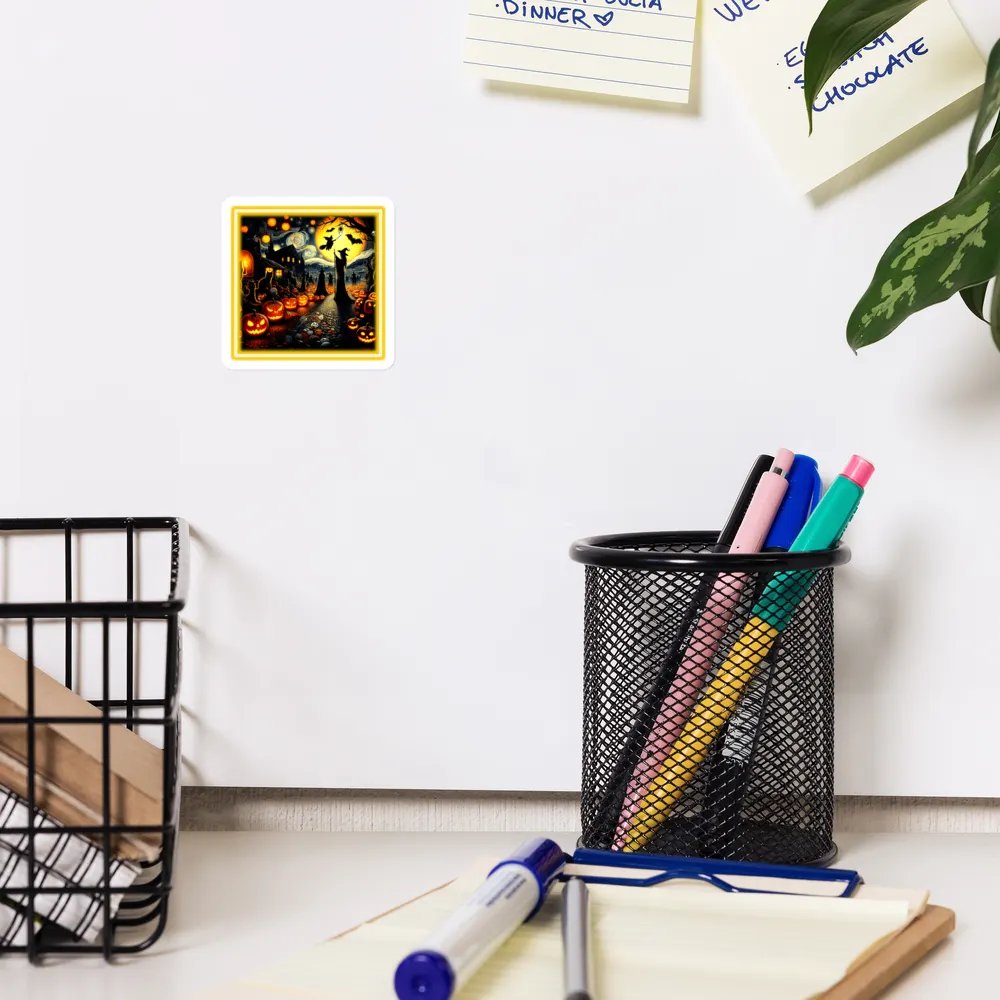 Witches & Pumpkins Slimline Flexible Magnets product image (10)