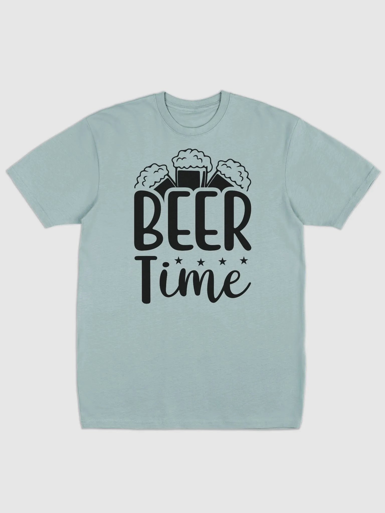 Shadowed Elegance Tee Cheers to Beer Time: The Ultimate Funny Drinking Apparel for Craft Beer Lovers! product image (1)