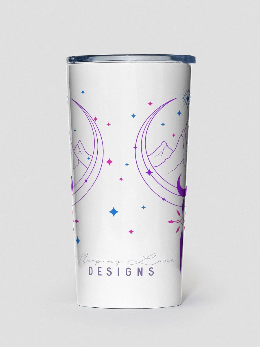 Pastel Mountain and Moon Travel Mug product image (4)