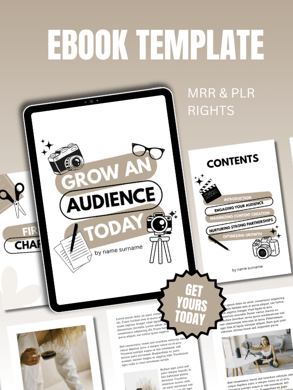 MRR/PLR Business eBook Template in Canva product image (1)