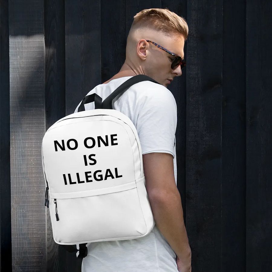 Pris - No One Is Illegal- back pack product image (3)