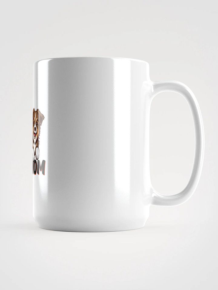 Dog Mom Blue Merle and Brown Aussie White Mug product image (2)