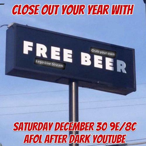 - are yall as excited for this weekend as we are?

Pre NYE with us for the AFOL after dark reunion!
9e/ 8c only on our YouTub...