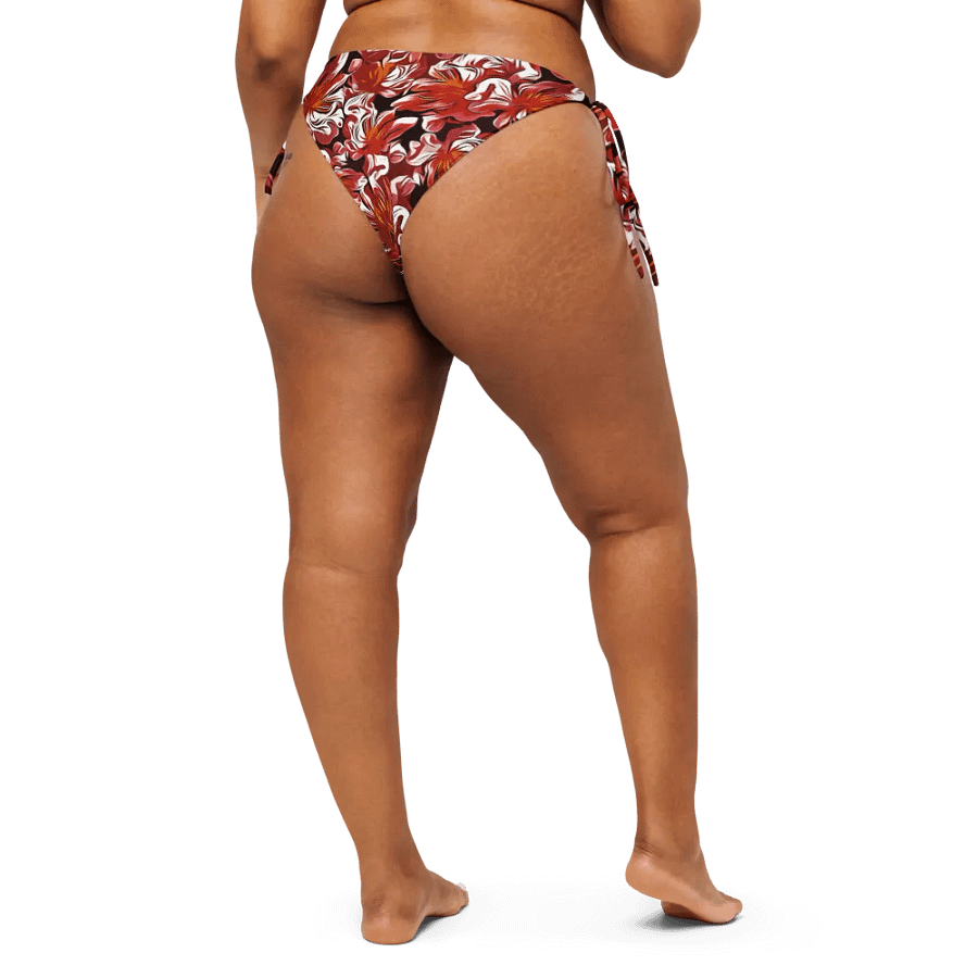 Fire Flower | Recycled String Bikini Bottom product image (4)