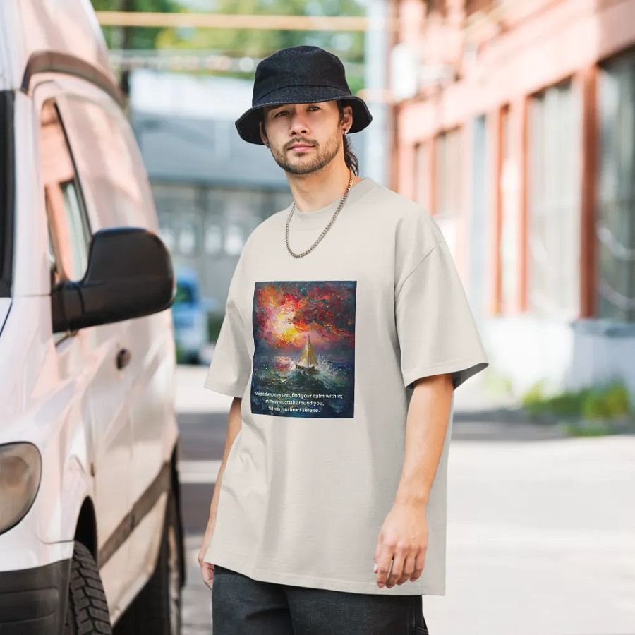 Serenity Amidst the Storm T-Shirt product image (20)