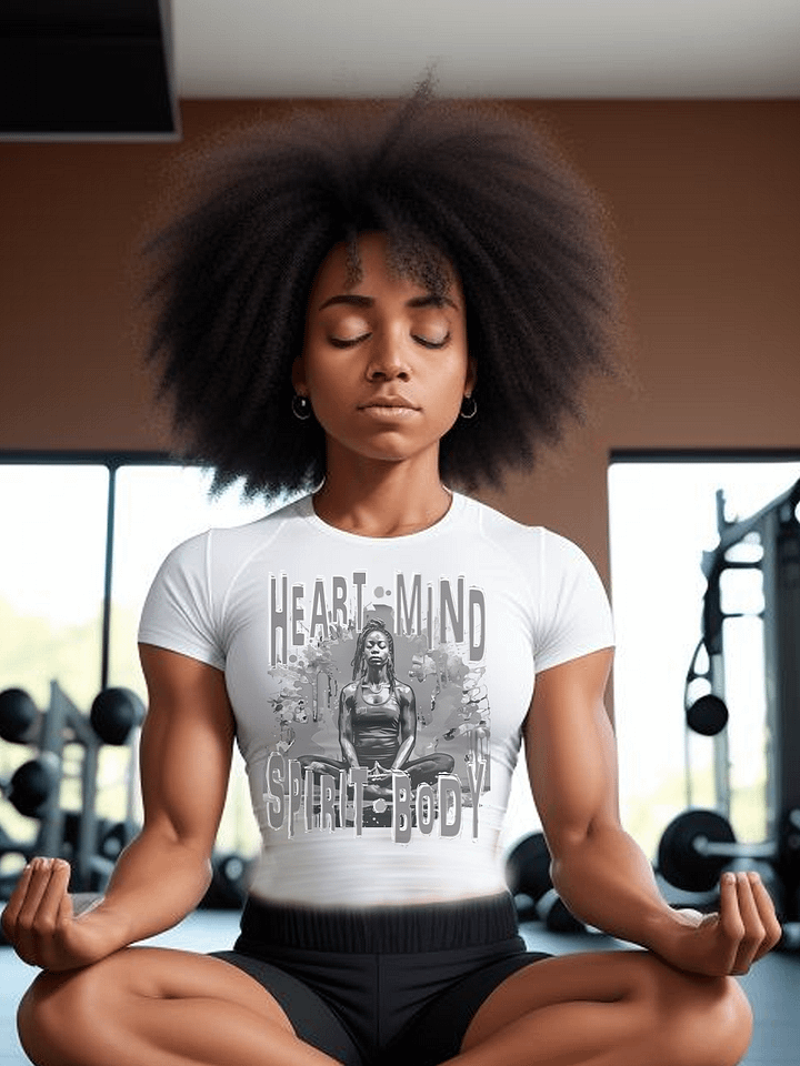 Takes Heart Mind Spirit Body Fitness Meditation Trainer T-Shirt product image (1)