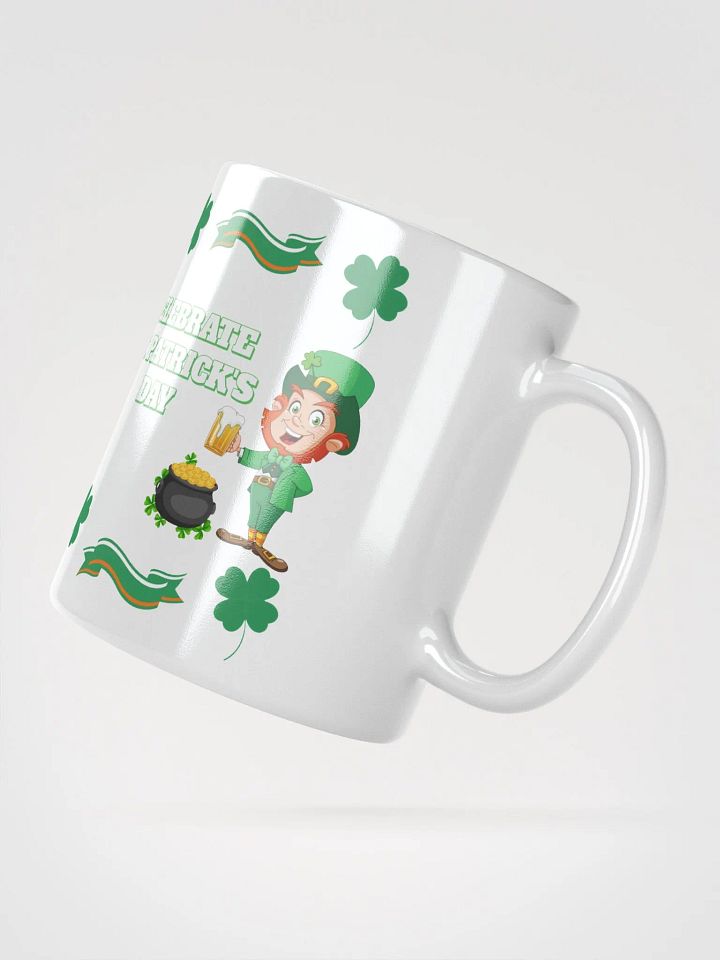 Celebrate St. Patrick's Day Holiday White Mug product image (5)