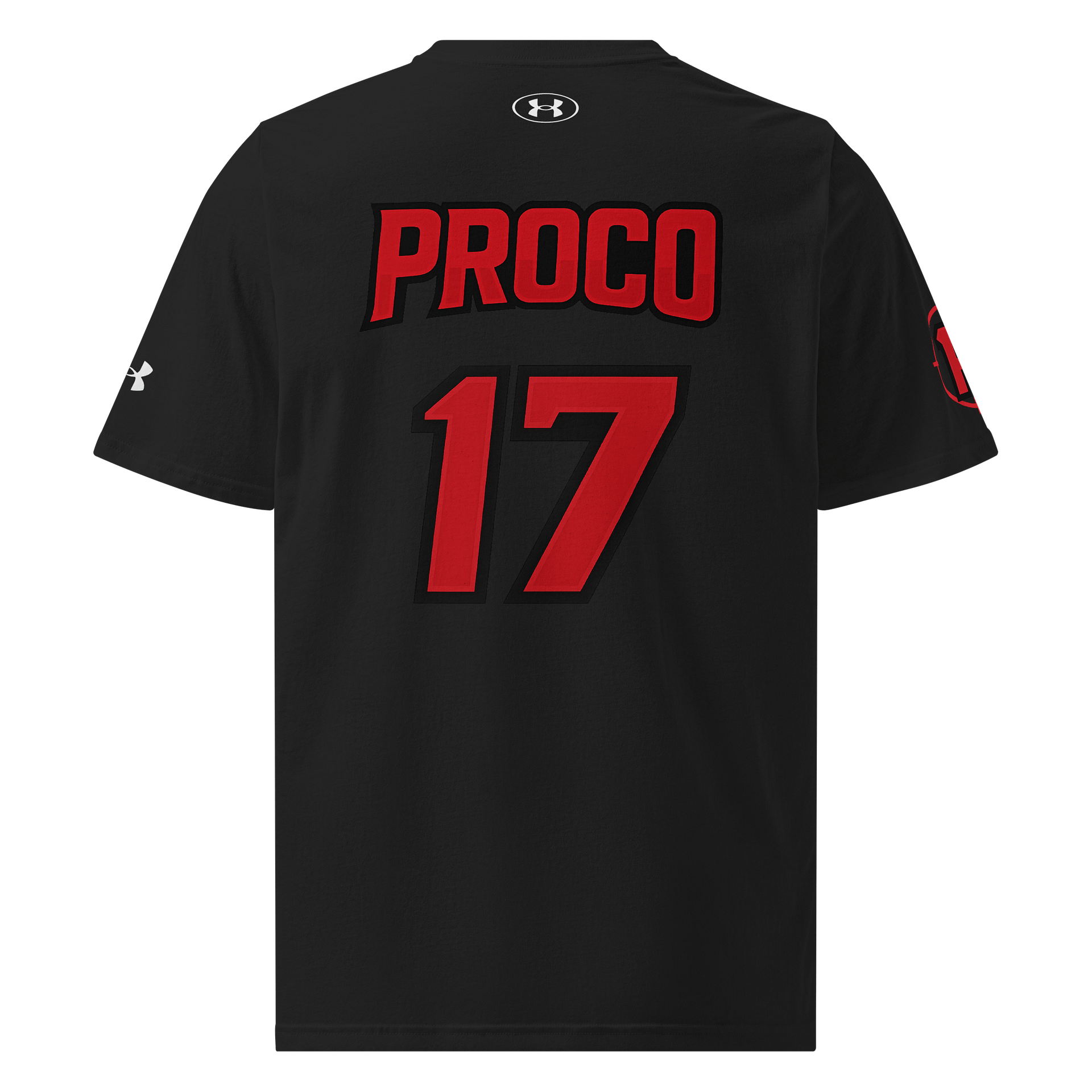 Red Helmet Gamer Athletic T-Shirt product image (3)