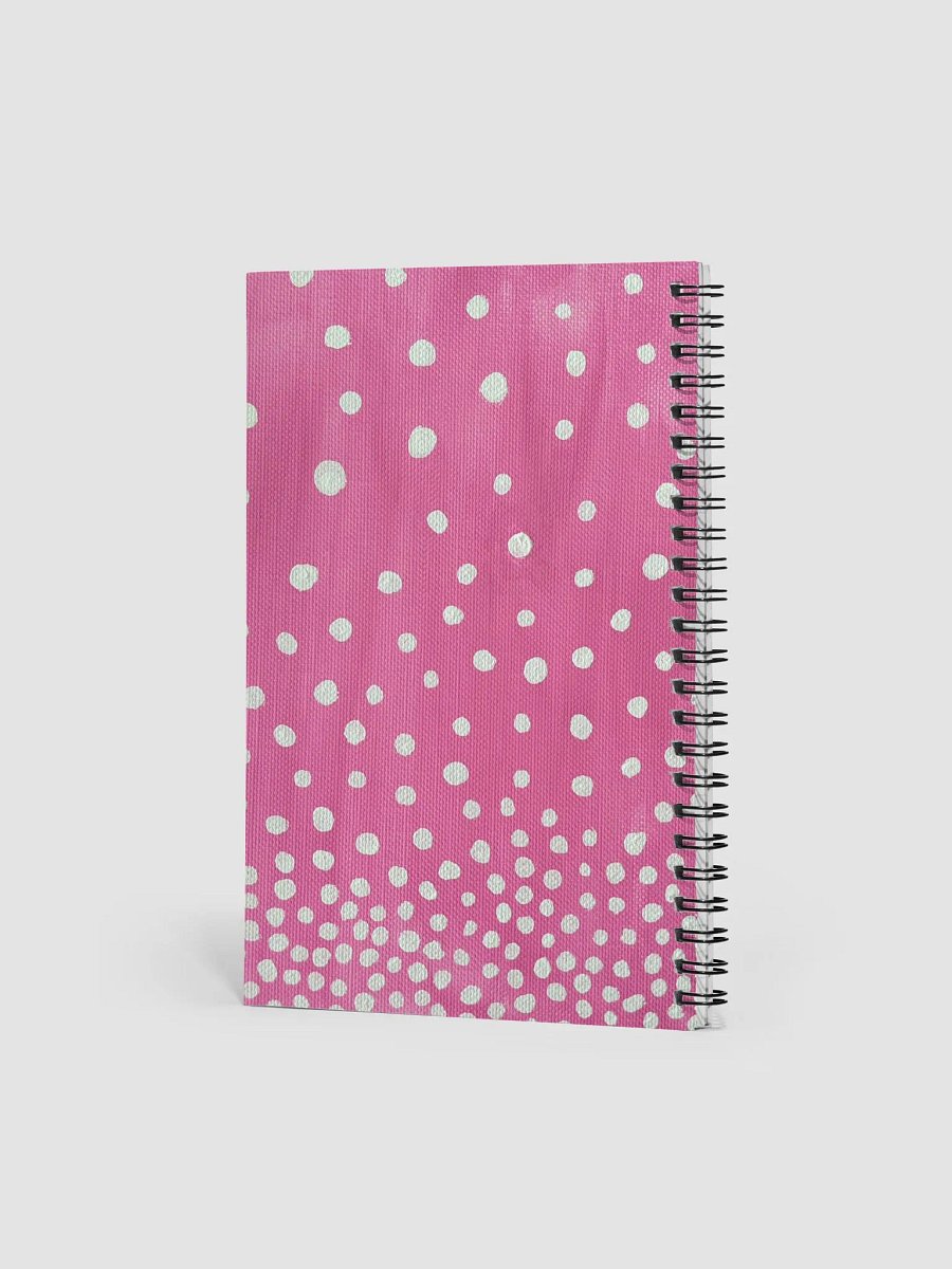 Pink with White Dots Spiral Notebook product image (2)
