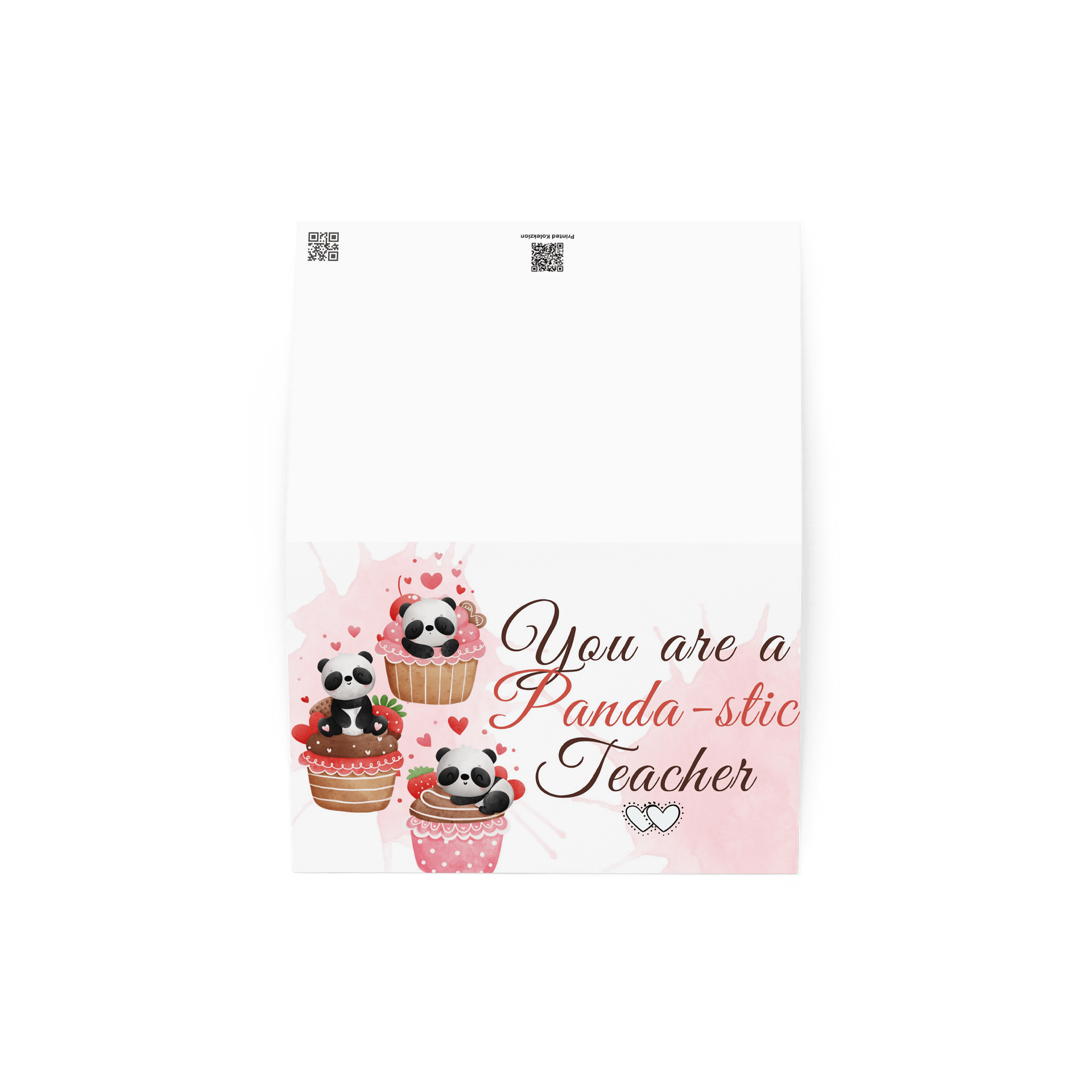 You are a panda-stic teacher greeting card product image (3)