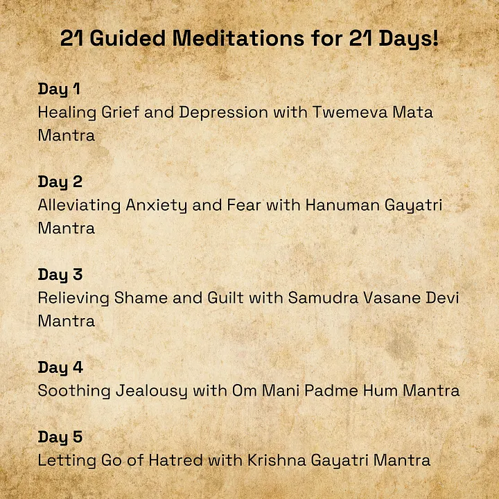 21 Sacred Mantras for Transformation [Digital Download] product image (2)
