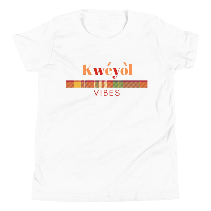 Kwéyòl Vibes Youth T-Shirt product image (85)