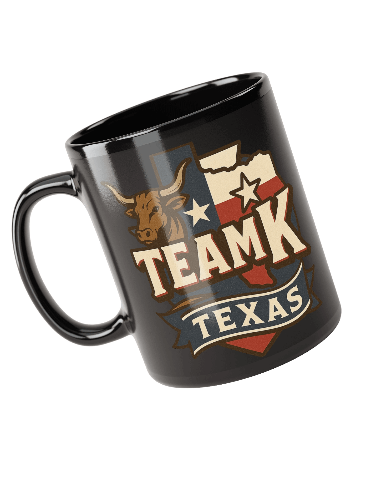 Team K Texas Black Mug product image (5)