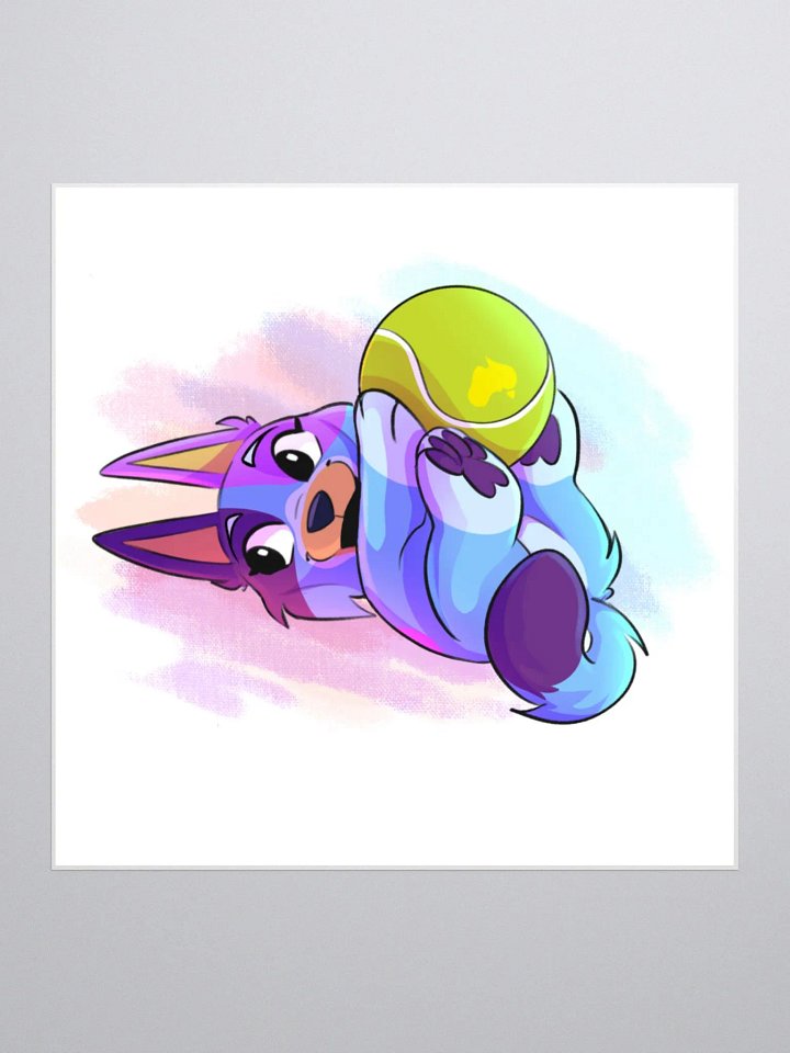 Cheeky Tennis Ball Sticker product image (1)