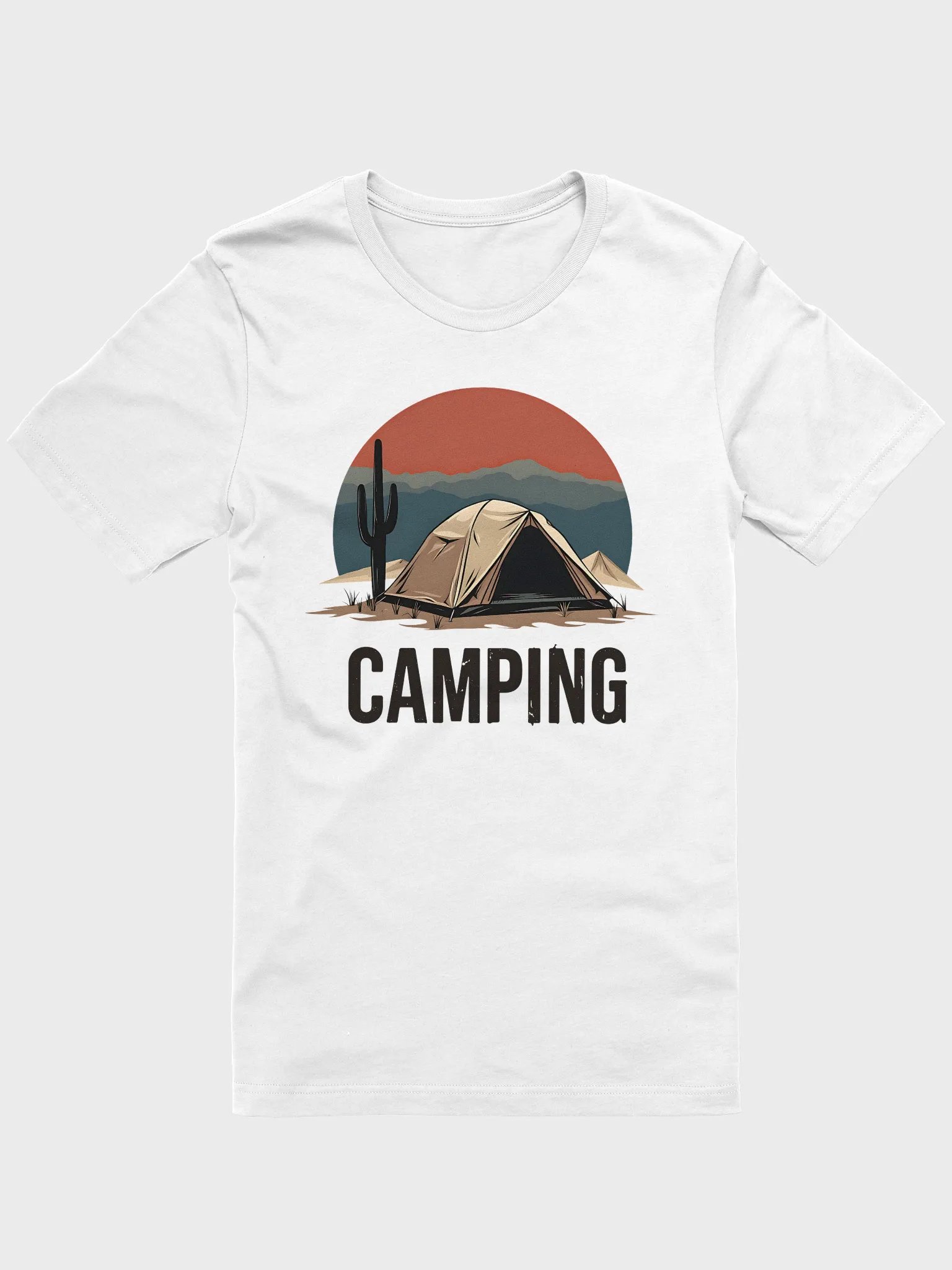 Camping With Tent At Sunset In The Desert product image (1)