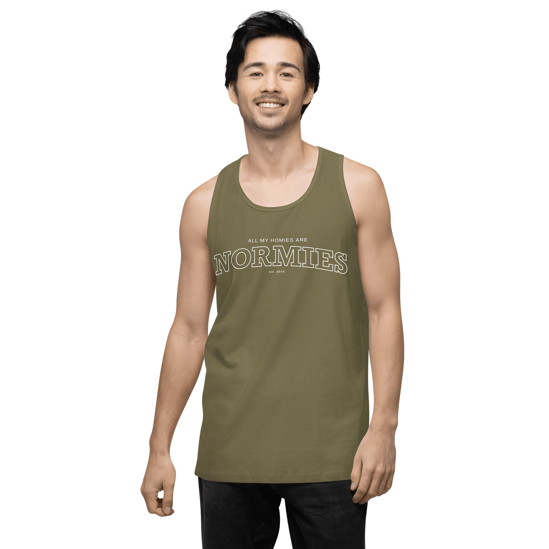 All My Homies Normies - College Tank Blue product image (9)