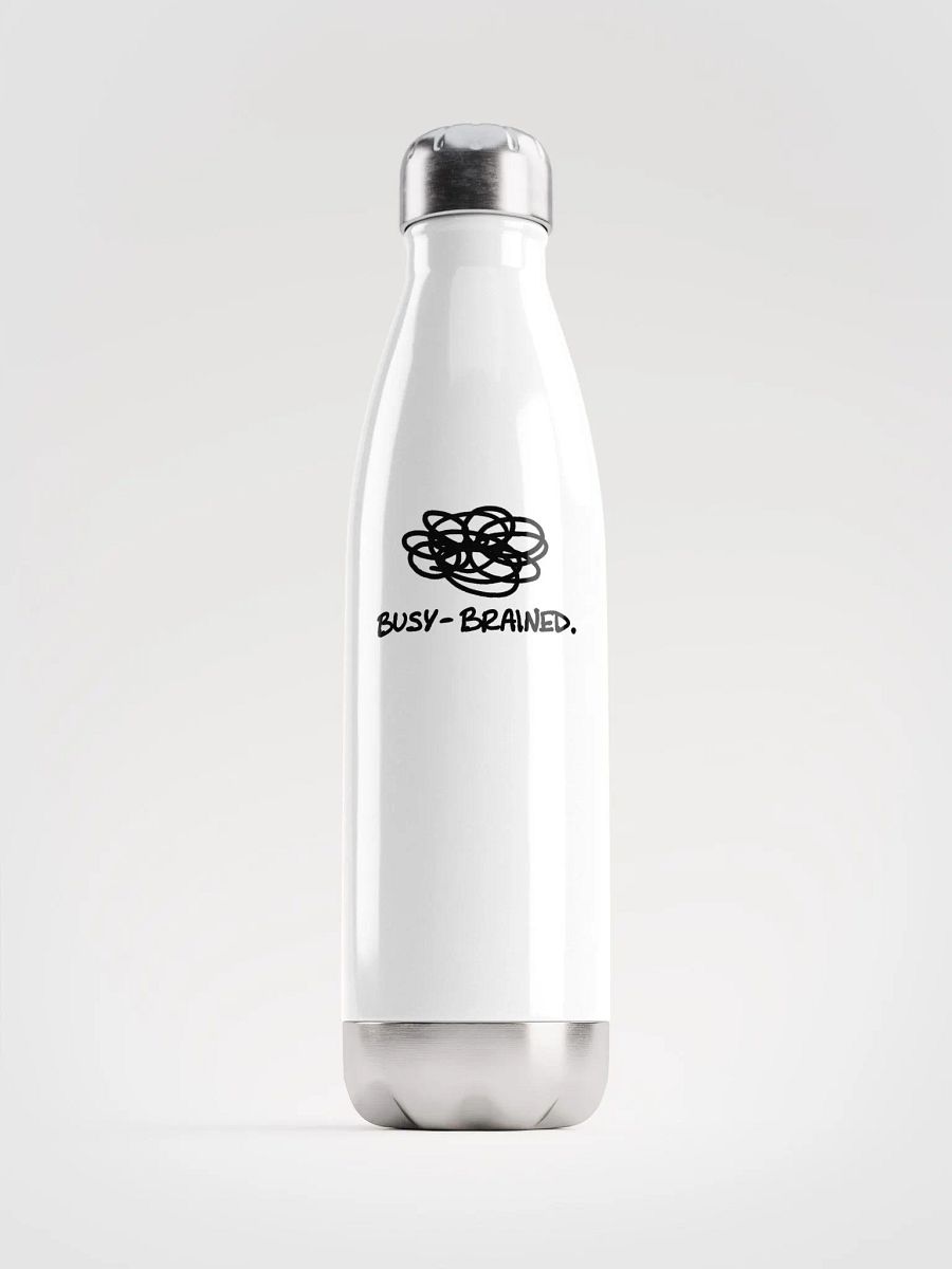 BUSY-BRAINED stainless steel water bottle product image (2)