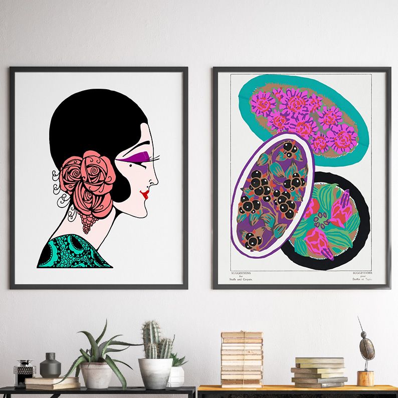 Eclectic Pink Flamingo Gallery Wall Set of 11 DIGITAL Prints product image (10)