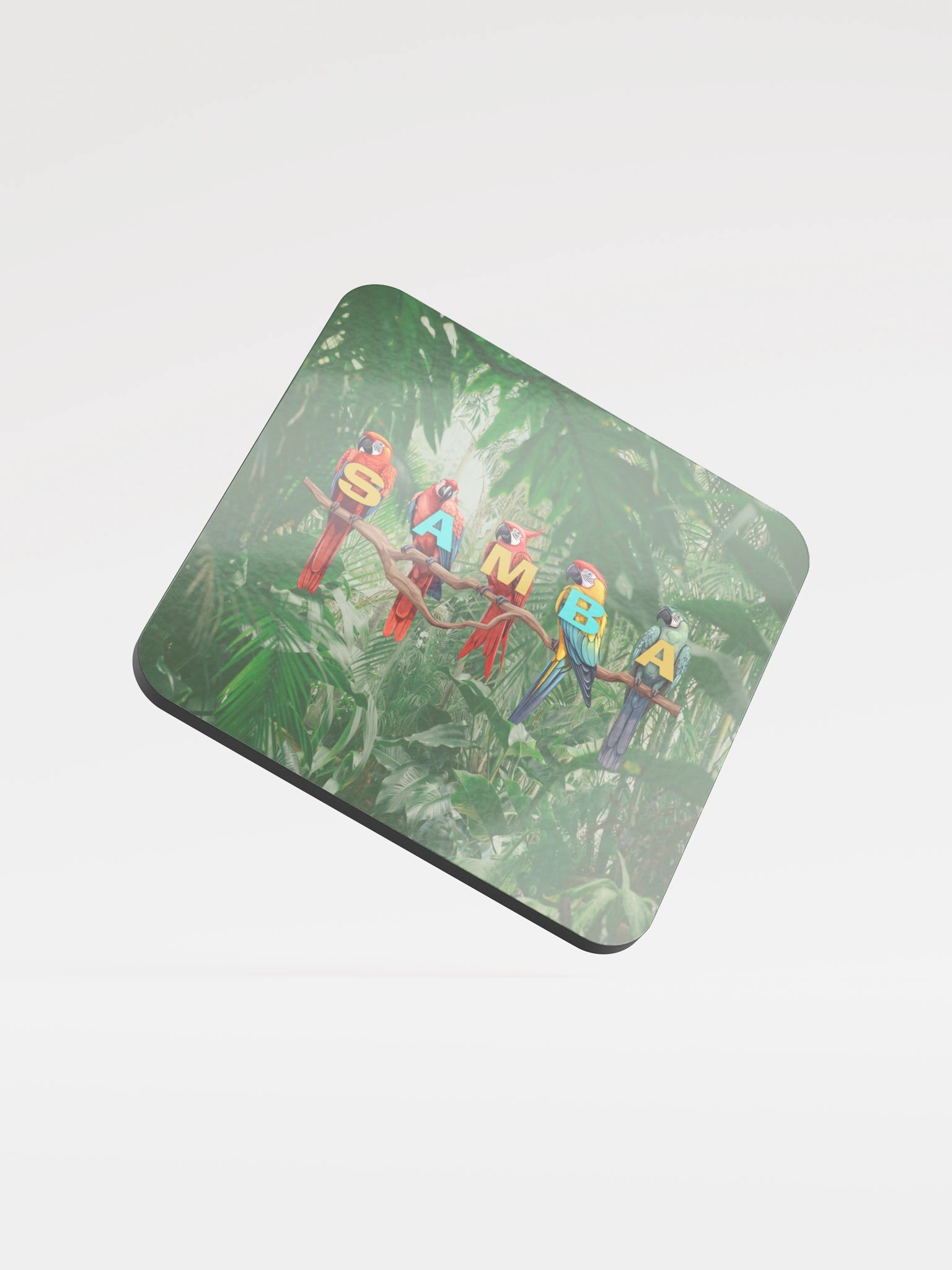 Samba Parrots • Beverage Coaster product image (2)