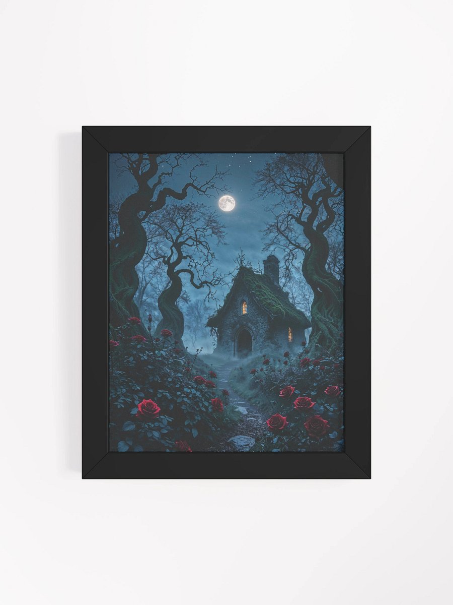 The Cottage Beneath the Moon Framed Print product image (42)