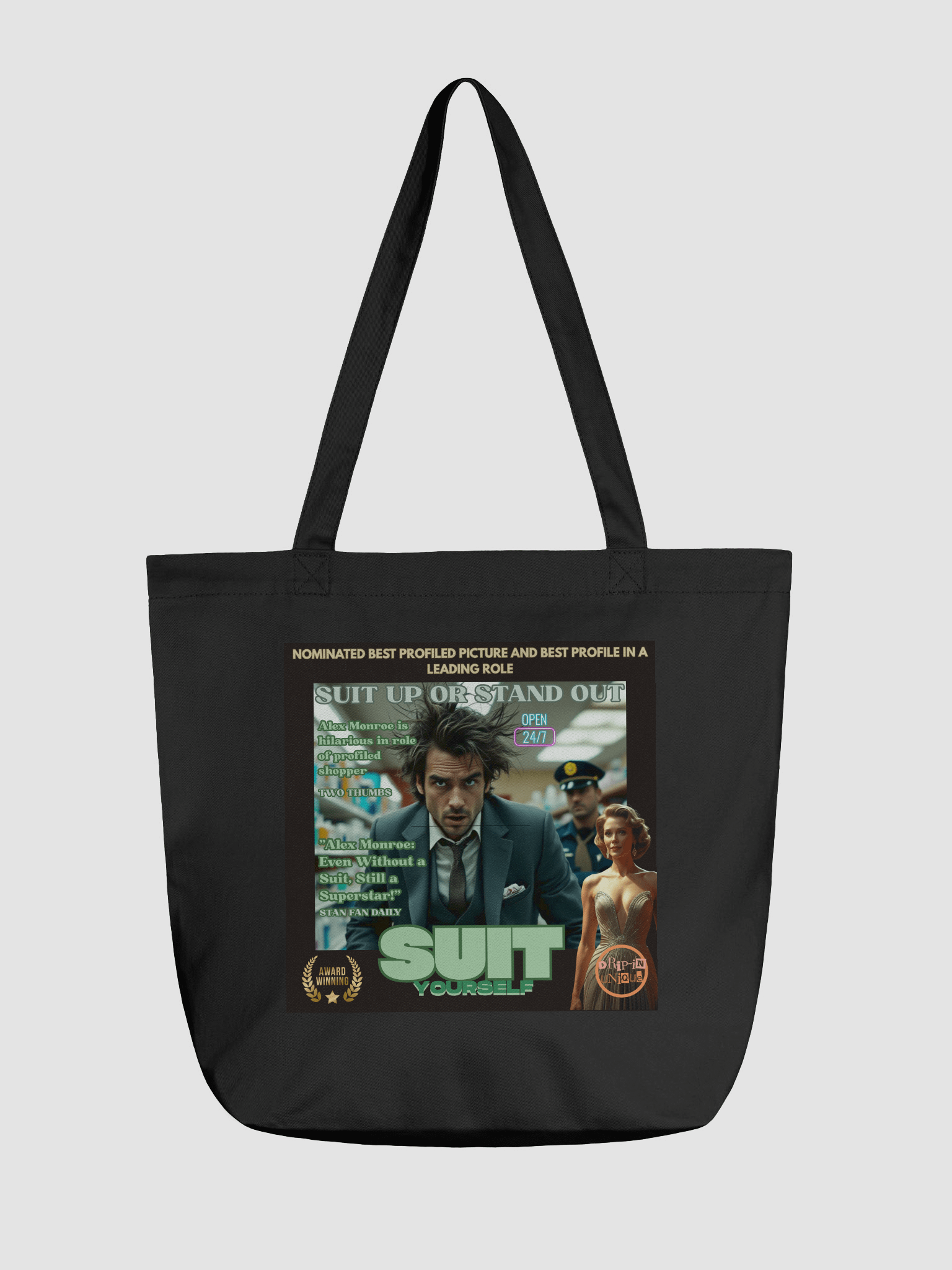 Suit Yourself Eco-Friendly Tote Bag-ANTI Profiling Message product image (1)