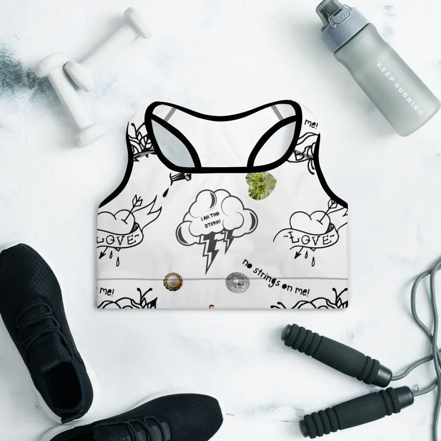 Bad & Boo-Jee Bride Padded Sports Bra product image (12)