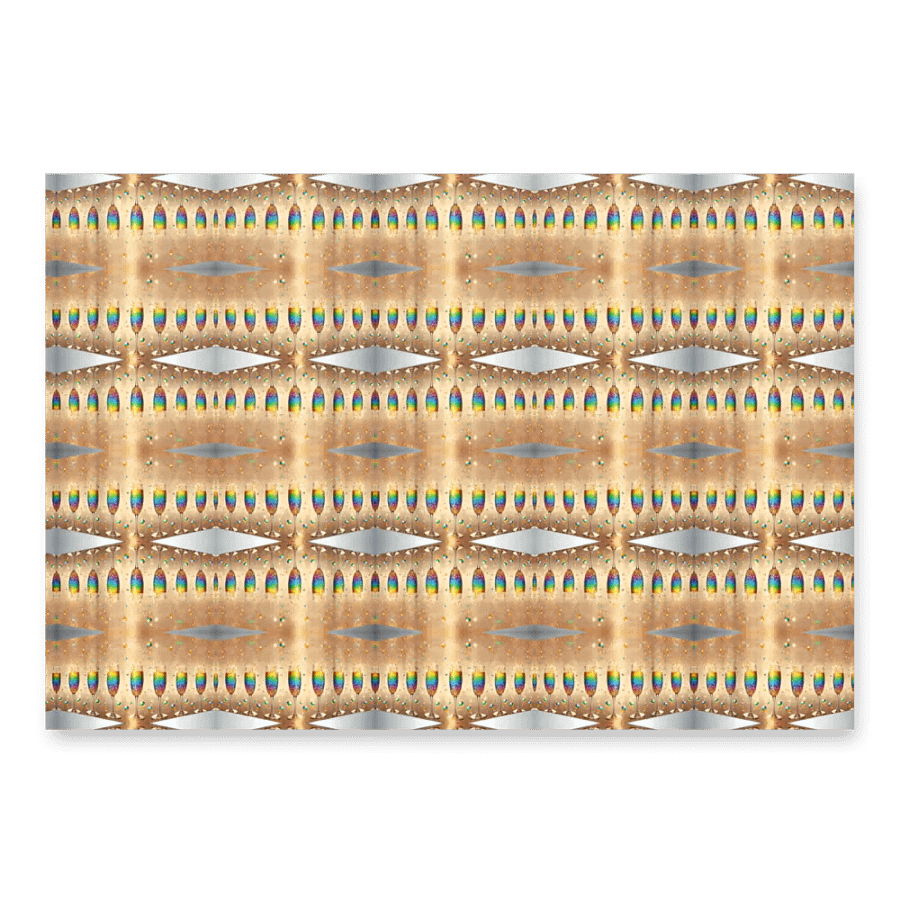 Rainbow Celebration Toast Wall Wrapping Paper Set product image (2)