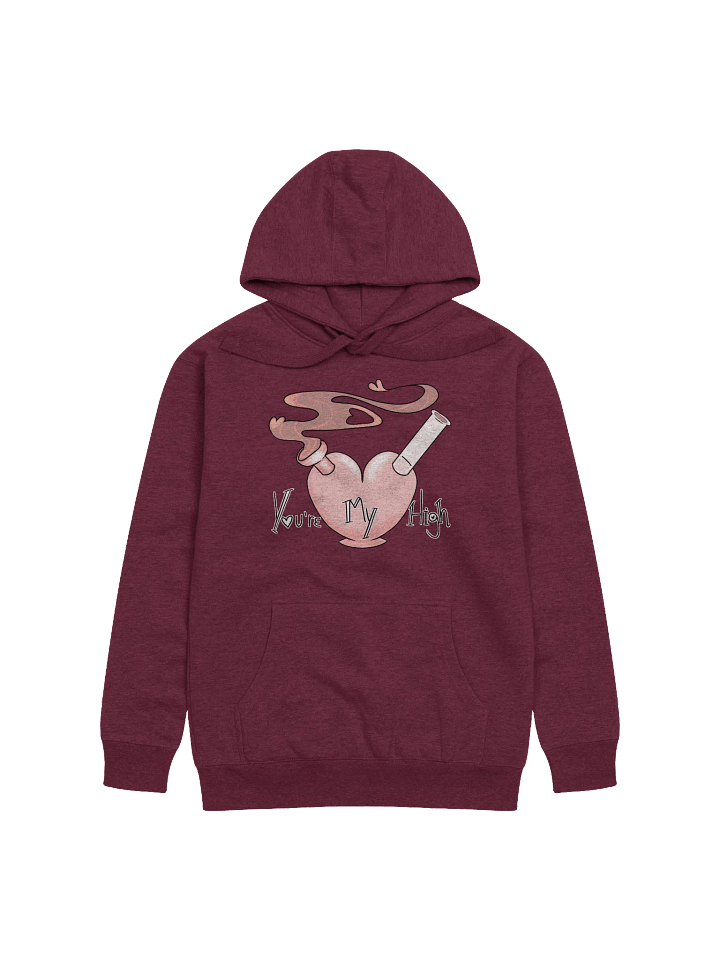 Cotton Blend Heartbreak Hoodie: “You’re My High” product image (6)