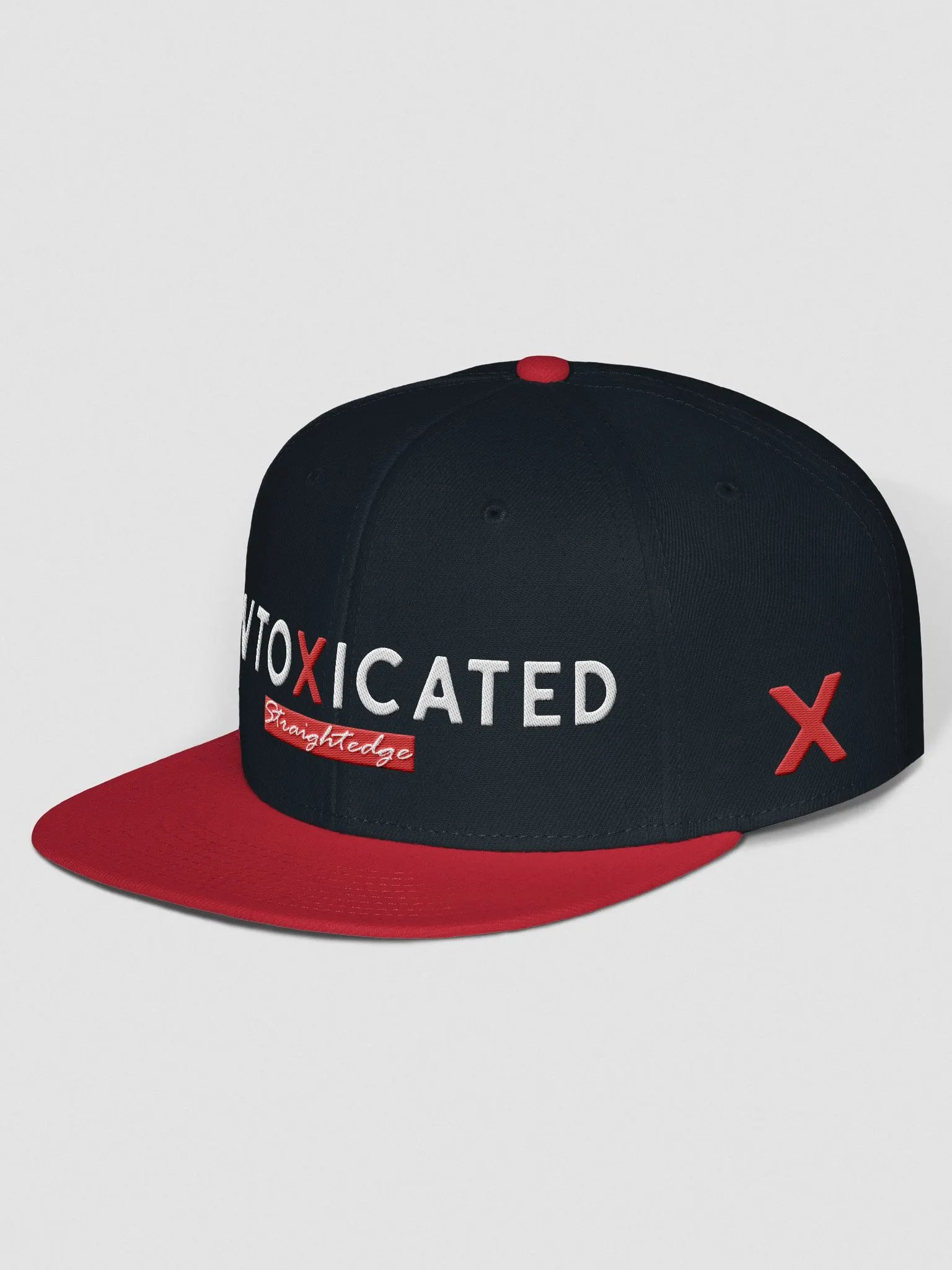 Untoxicated + Straightedge Snapback Hat product image (6)