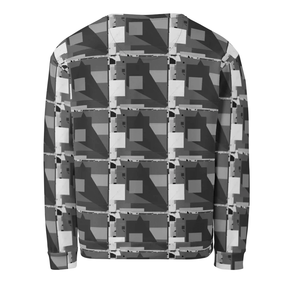 Anti AI Urban Camouflage Sweater - Grey (Unisex) product image (7)