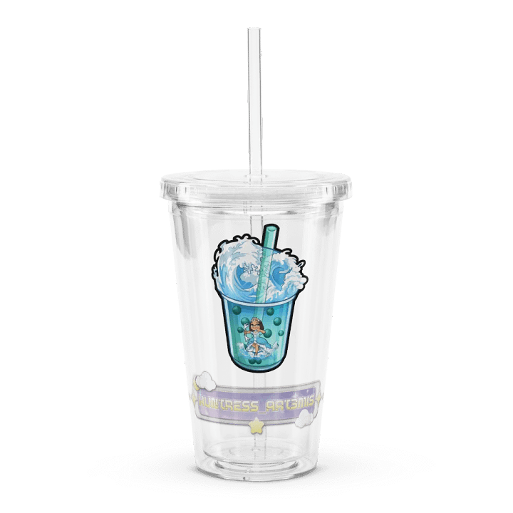 Art3mis Boba and Logo Clear Tumbler product image (1)