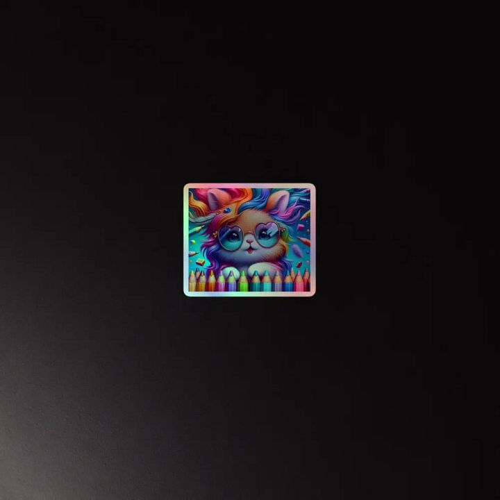 Whimsical Cabbit Holographic Sticker Sheet product image (4)