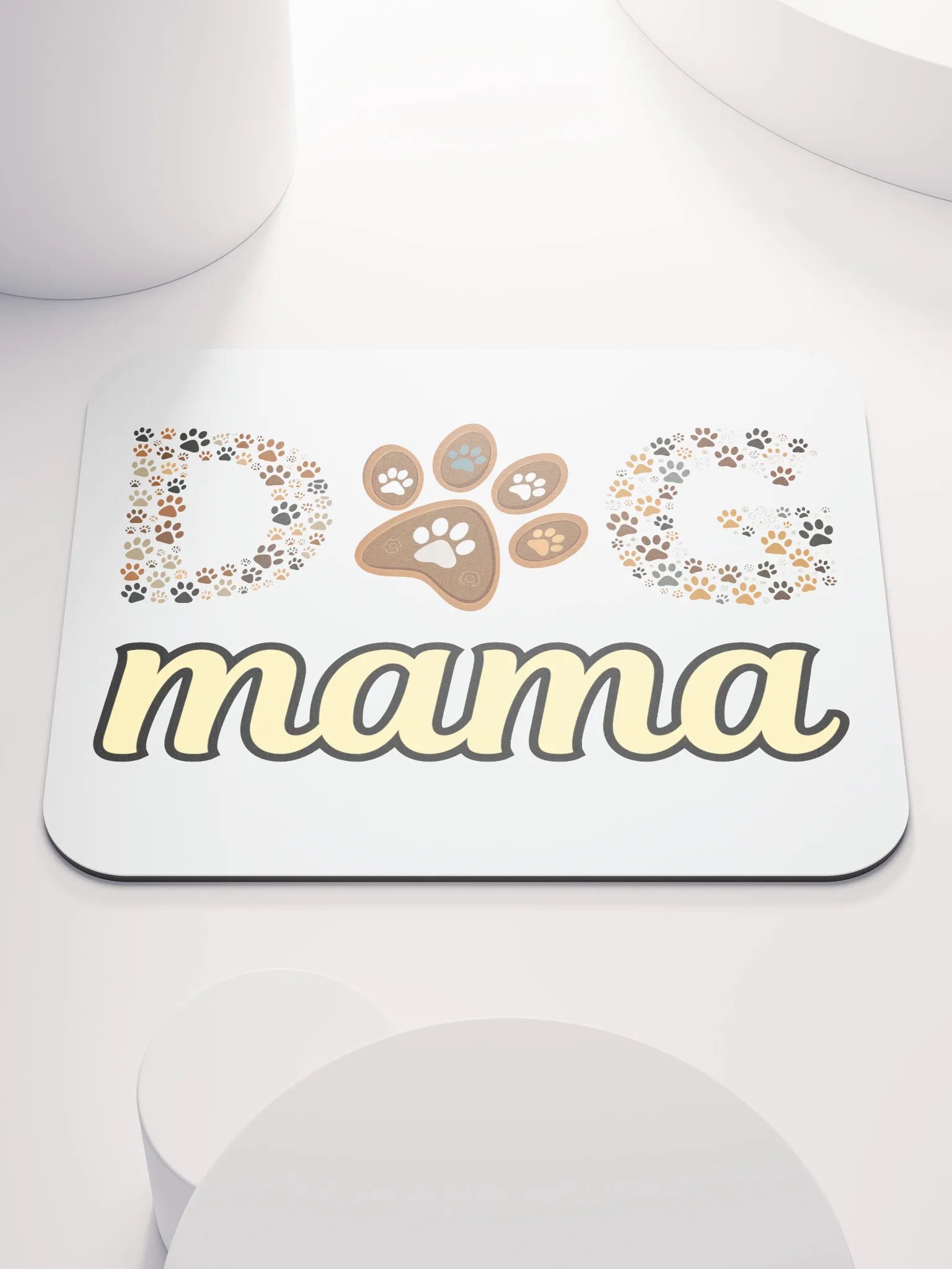 Dog Mama Paw Print Paw-fect Mouse Pad product image (2)