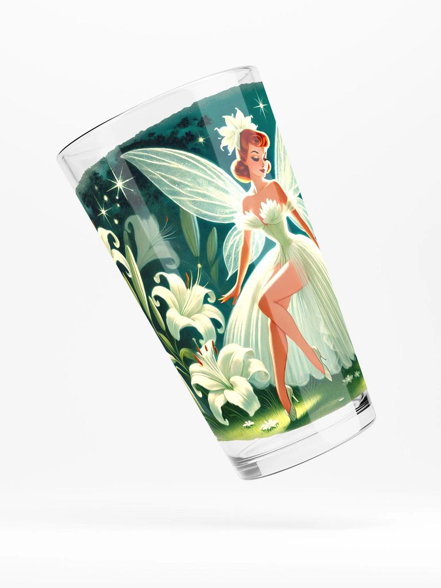 Enchanted Lily Fairy 16 oz Glass - Fairytale Glassware product image (4)