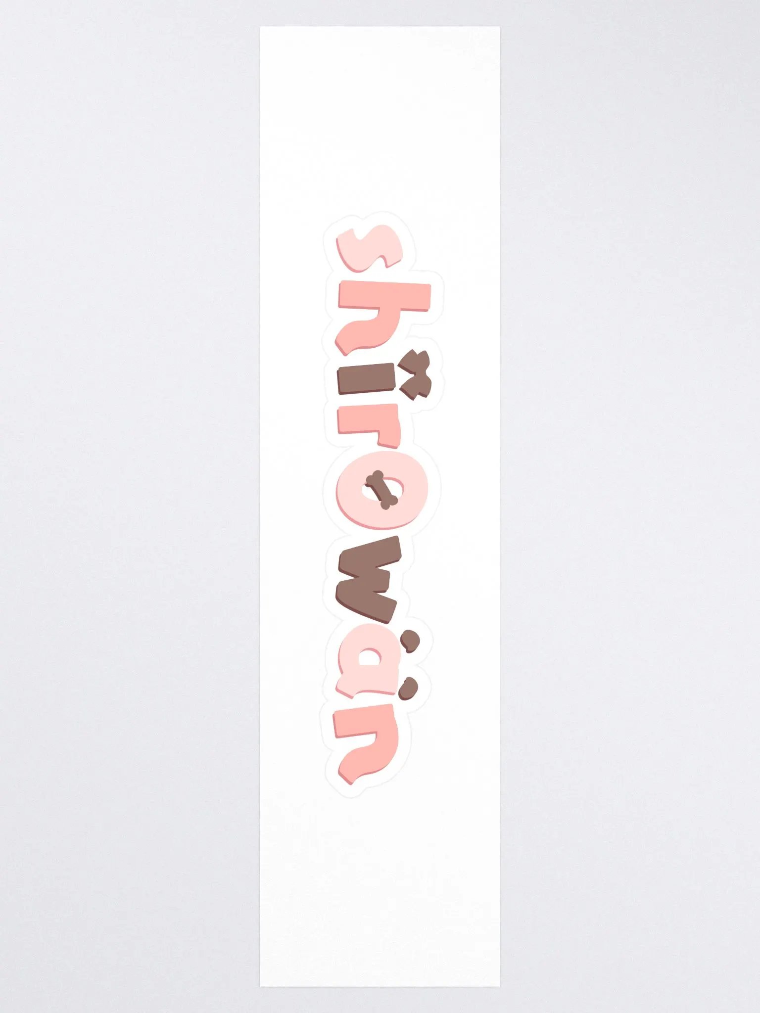 big ahh logo sticker product image (3)
