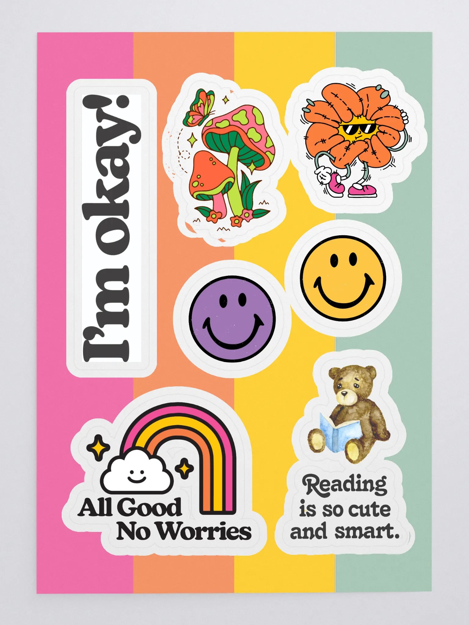 Cute Day Sticker Sheet 1 product image (3)