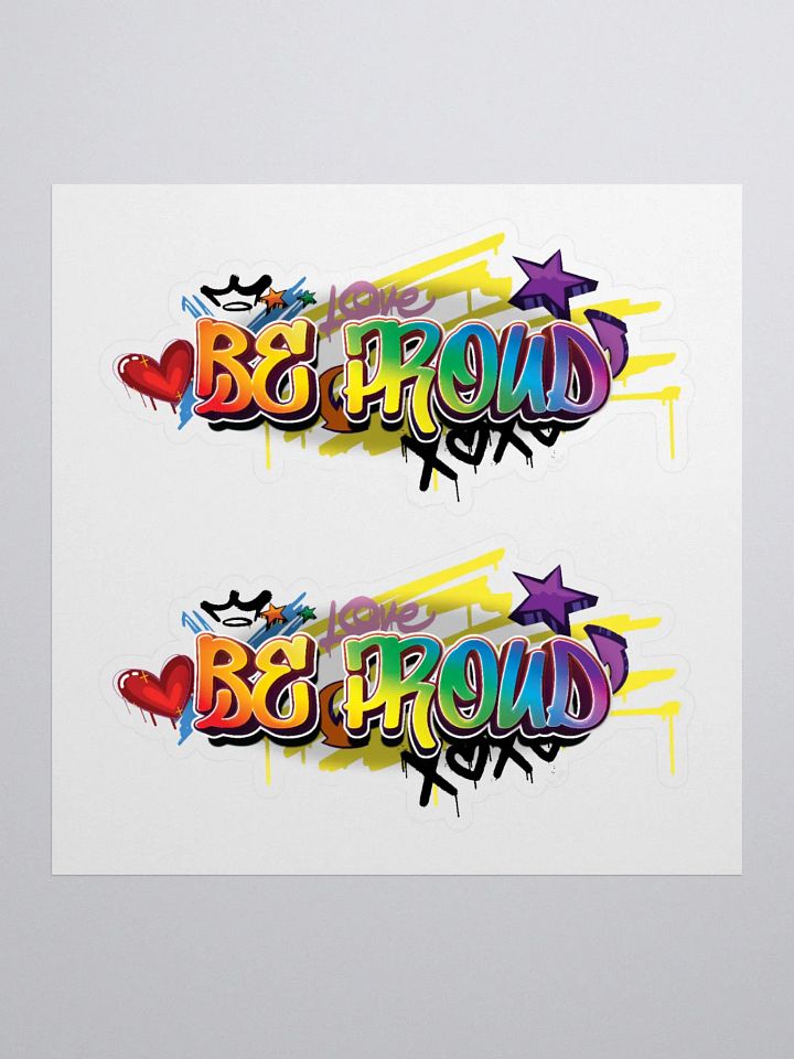 Be Proud Sticker Sheet product image (1)