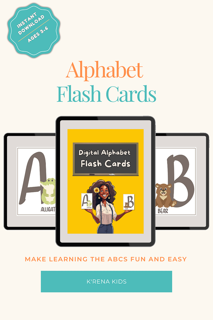 Digital Alphabet Flash Cards product image (1)