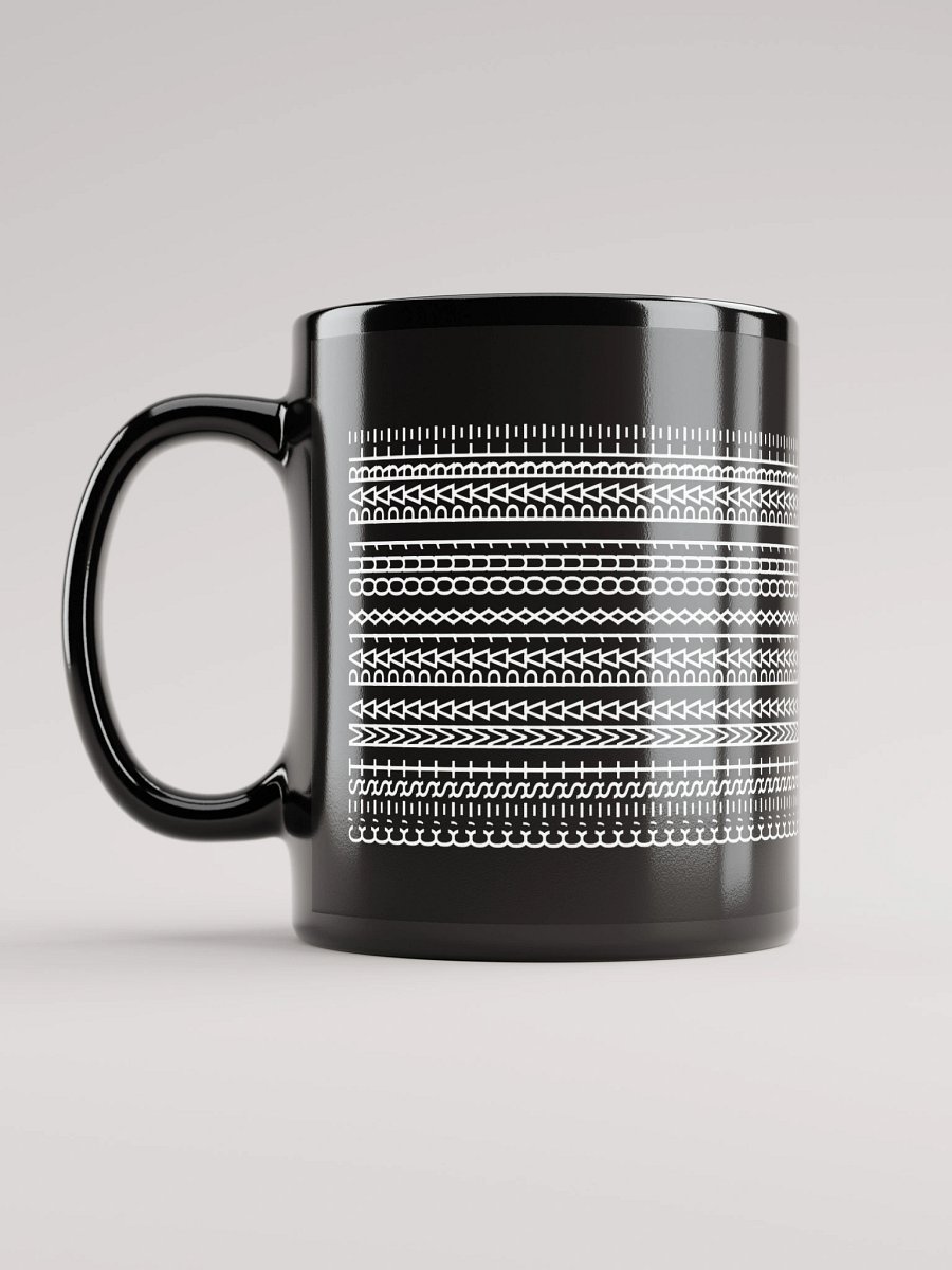 Mug Noir Codé Zen Blanc - C'est ma Paix qui Parle - Cadeau élégant product image (6)