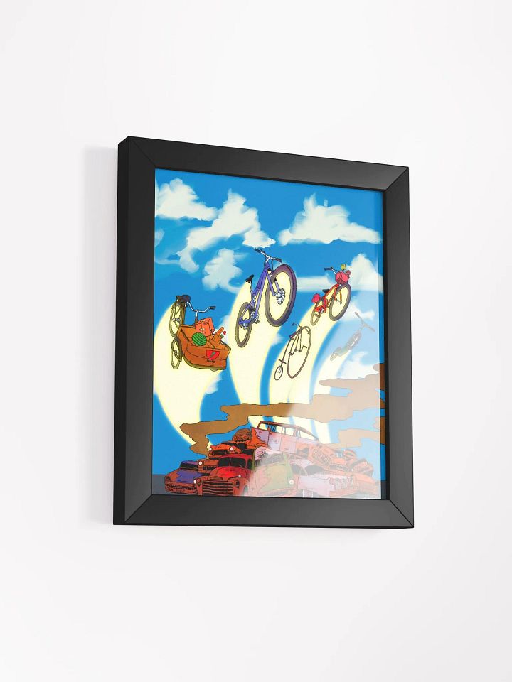 Bicycles & The Evolution of our Mobility - Framed Image - No Text product image (2)