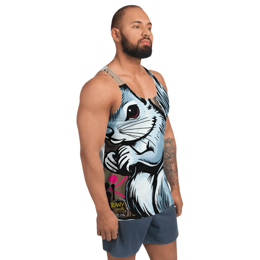 Squirrel Vibes All-Over Tank unisex product image (3)